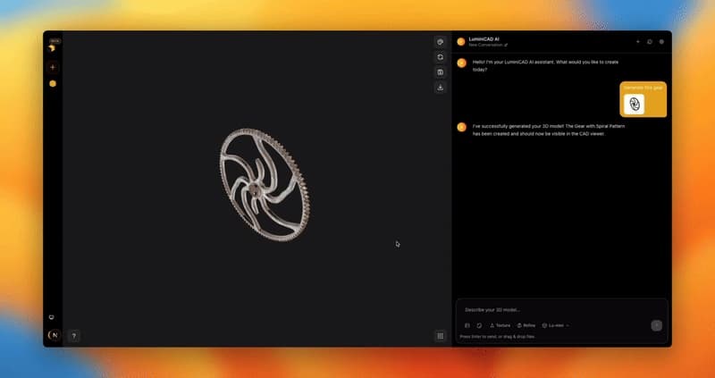 LuminiCAD Maker Beta Is Here: From Ideas to 3D Models in Seconds